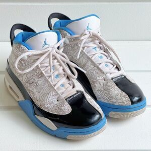 Nike Air Jordan Men's Sneakers DUB Zero DV1360-114  White/University Blue Size 6